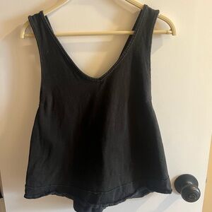 We The Free Black Sleeveless Women's Top